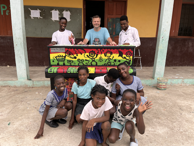 Sing for Hope Pianos in Ghana: Farm of Hope School Partnership Serves Youth in Senya Beraku