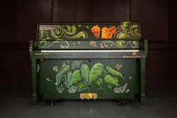 Woodwinds, Leaves, and Calla Lillies