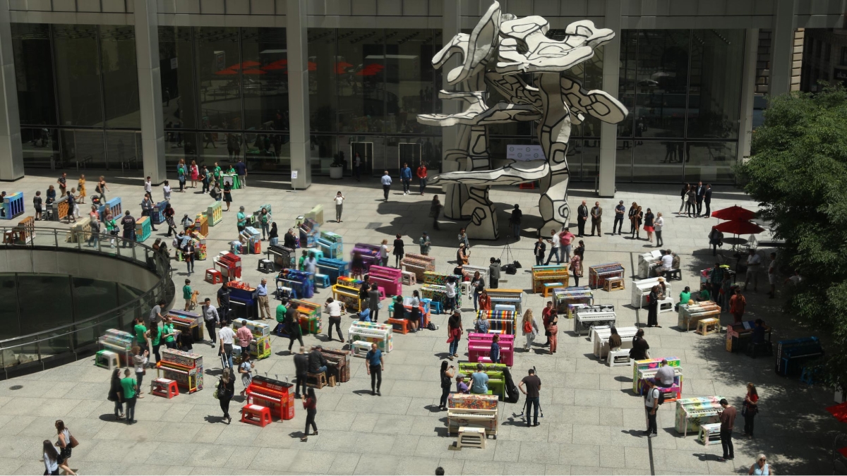 The Sing for Hope Pianos